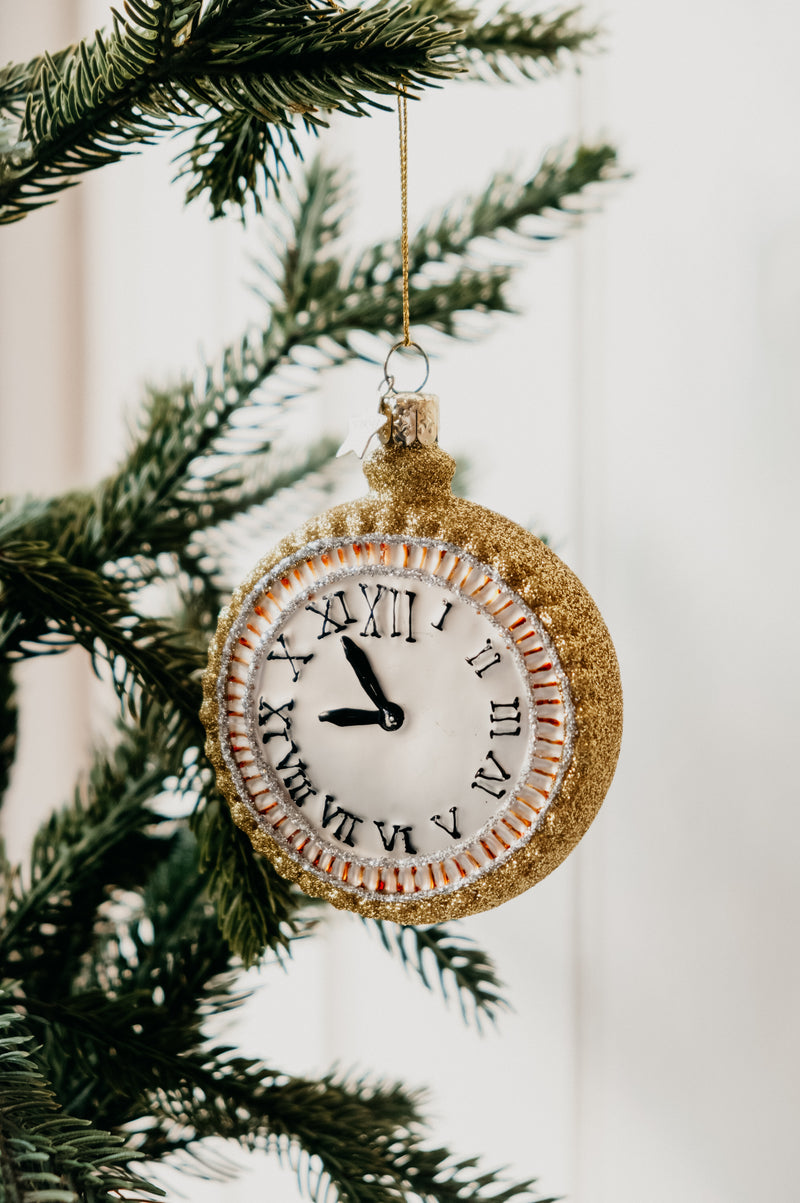 Eras Countdown Clock Glitter Glass Christmas Tree Bauble