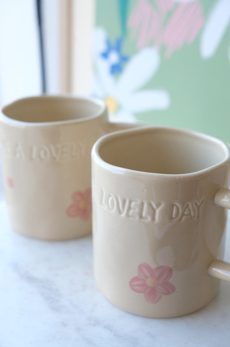 Haley XL Handmade Lovely Day Coffee Mug