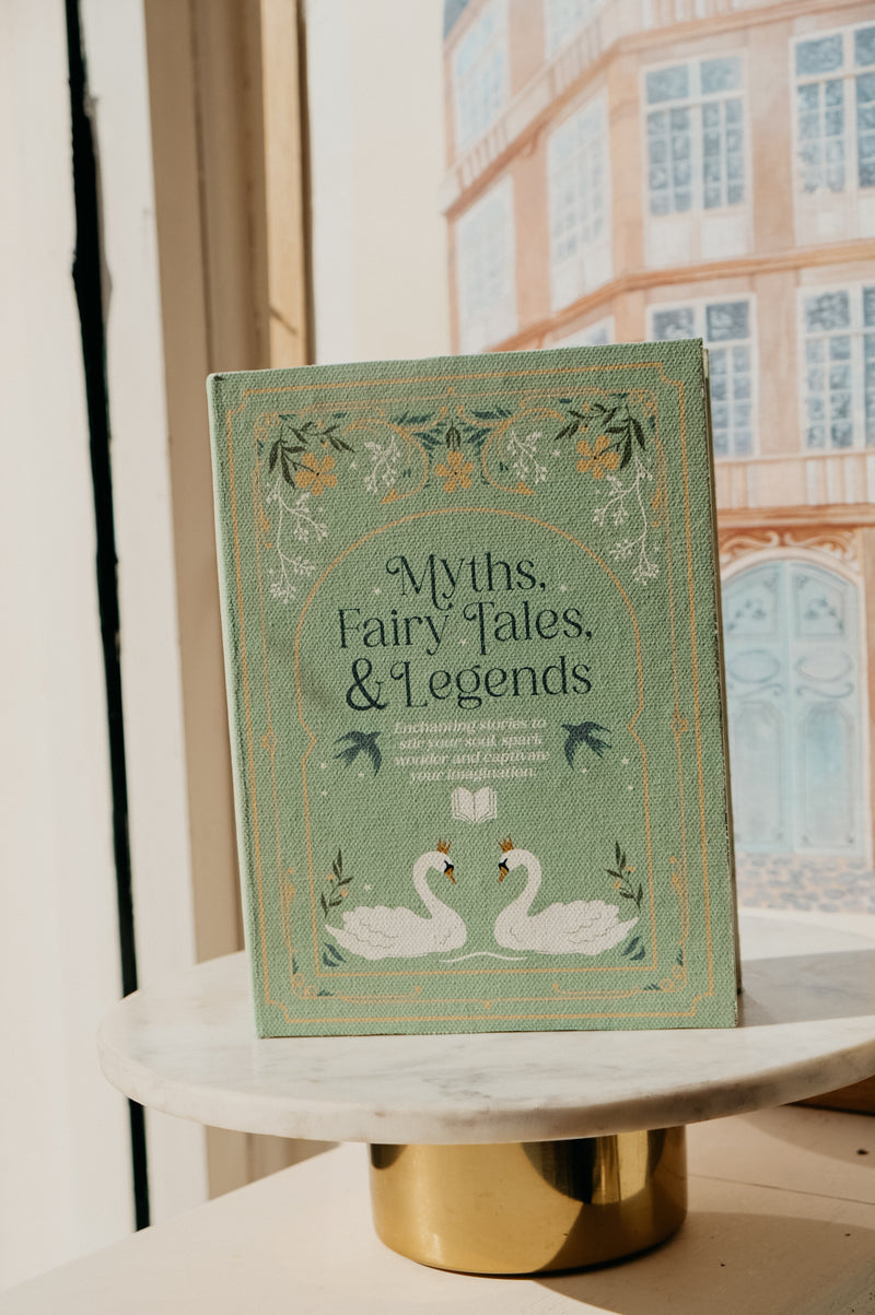 Kelly Myths, Fairytales and Legends Sage Green Storage Book Decor