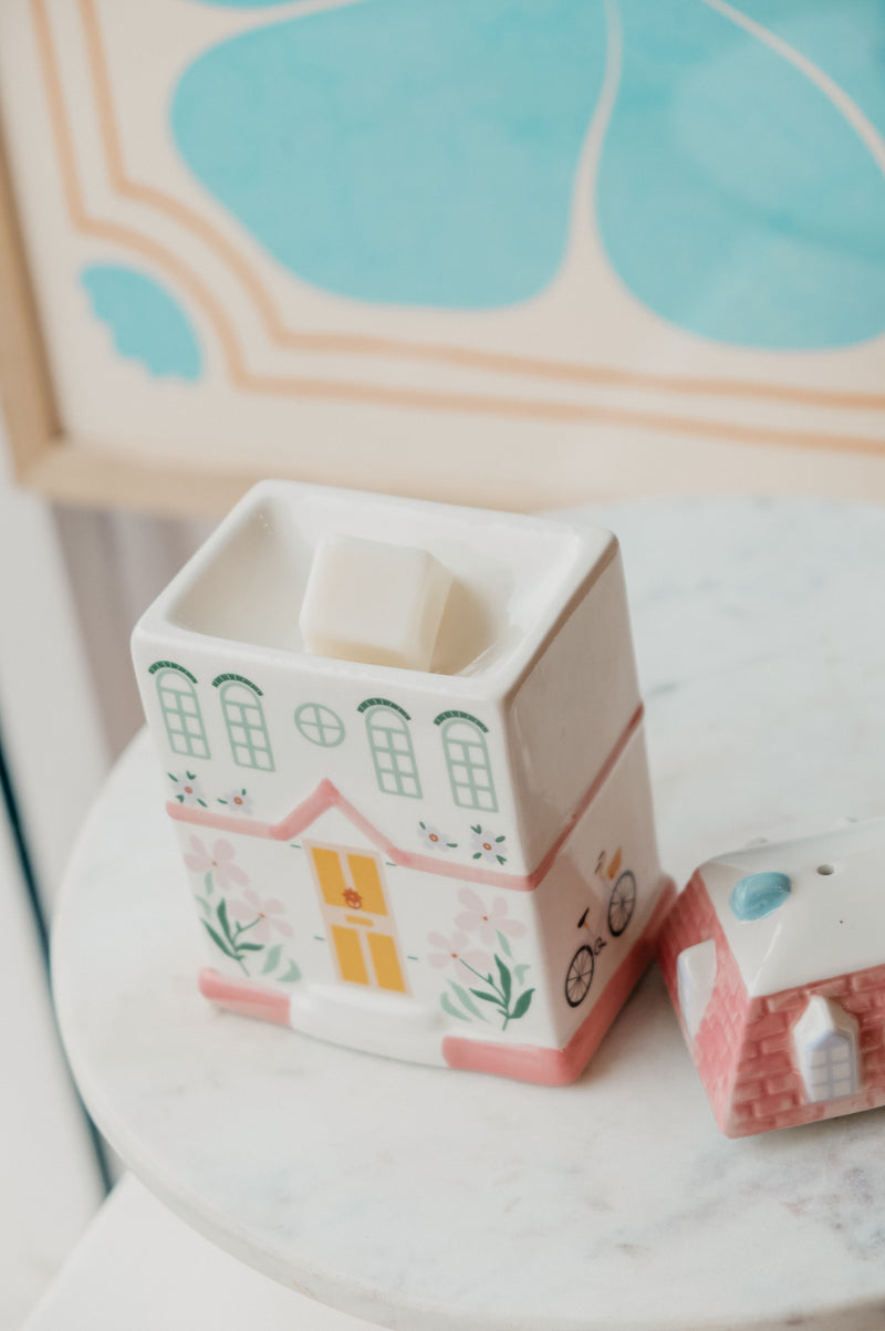 Cottagecore Pastel House Wax Melt Burner