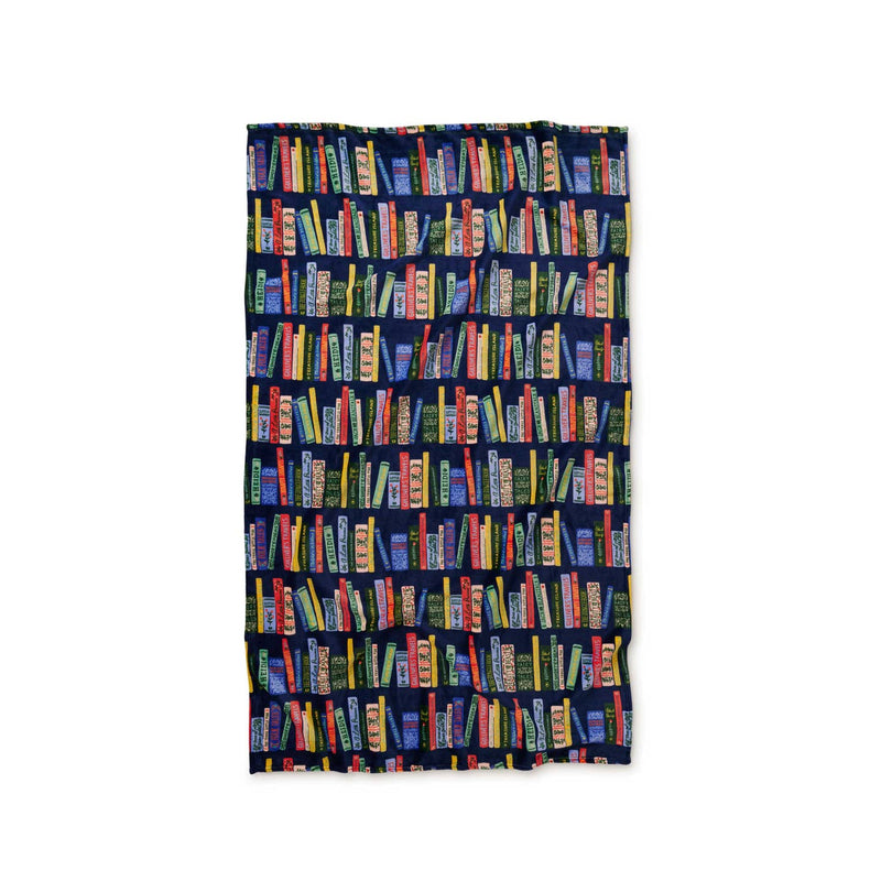 Bookish Christmas Fleece Blanket
