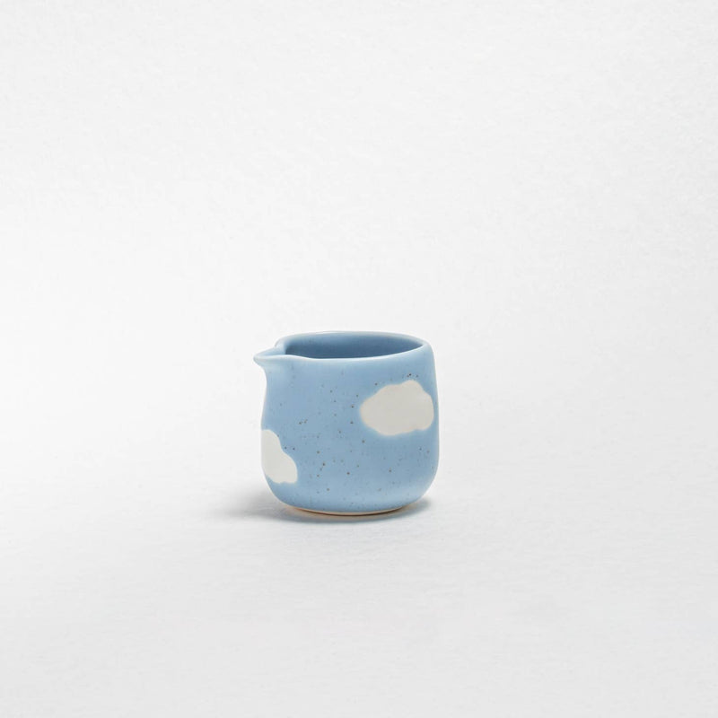 Pastel Blue Cloud Milk Jug