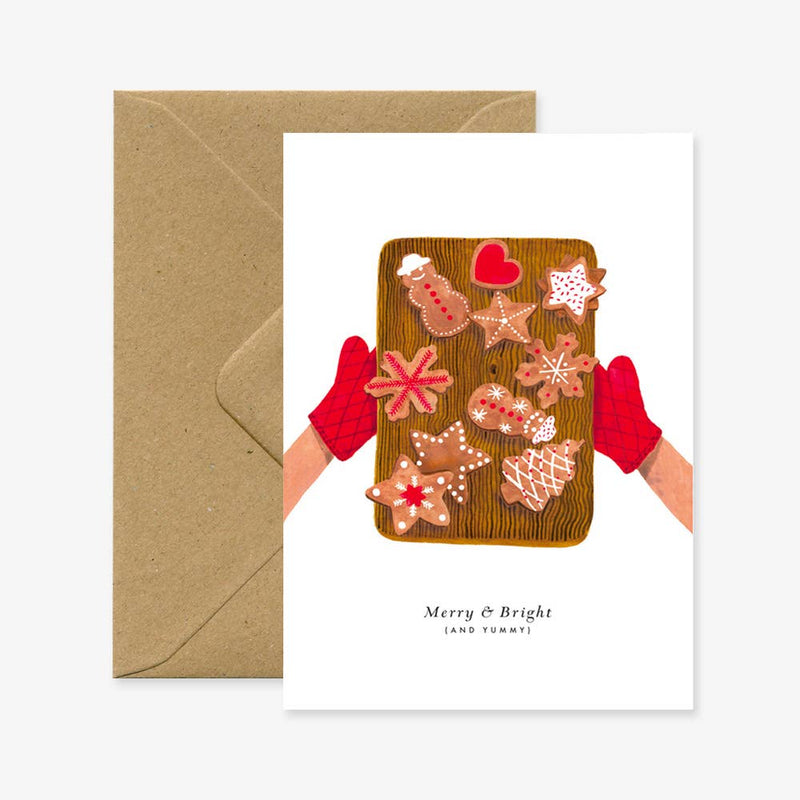 Christmas Cookie Baking Christmas Card