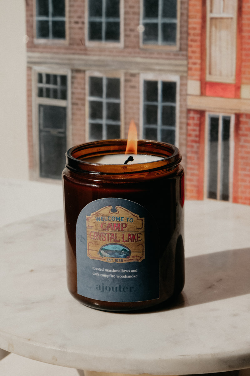 Camp Crystal Lake Summerween Movie Night Soy Wax Candle