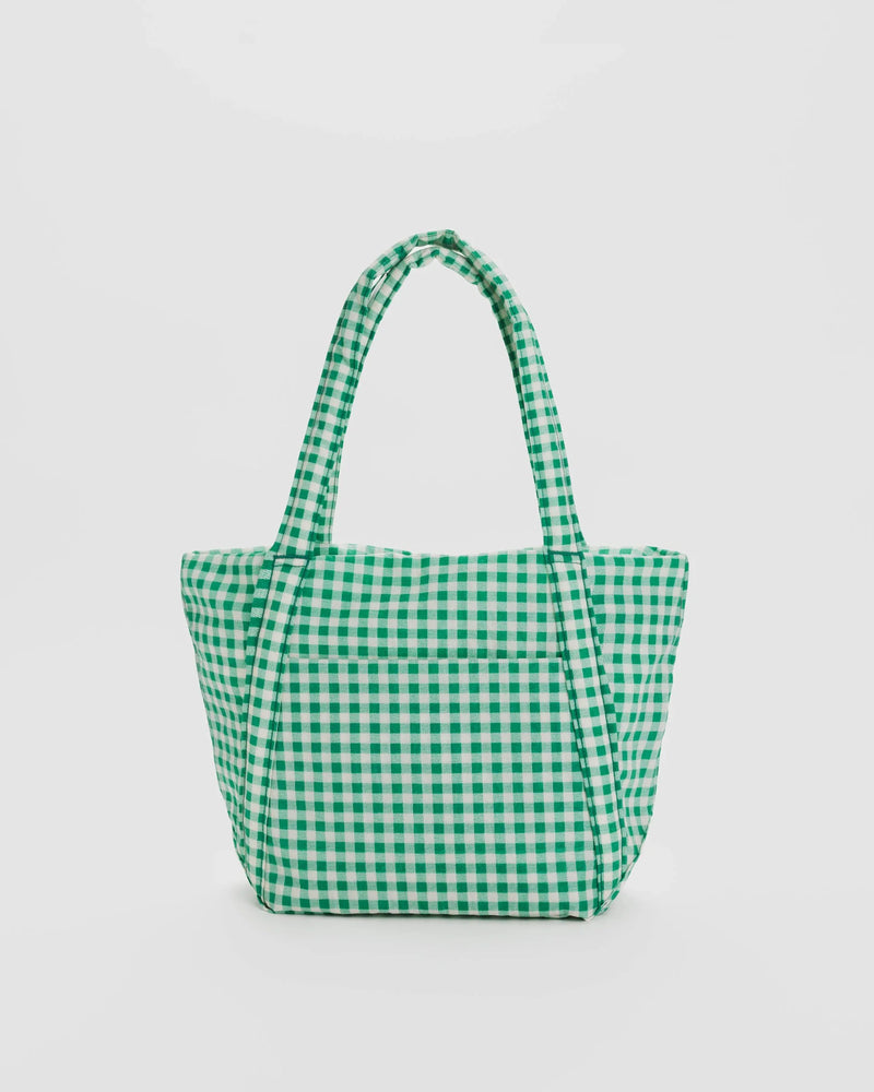 Green Gingham Cloud Bag