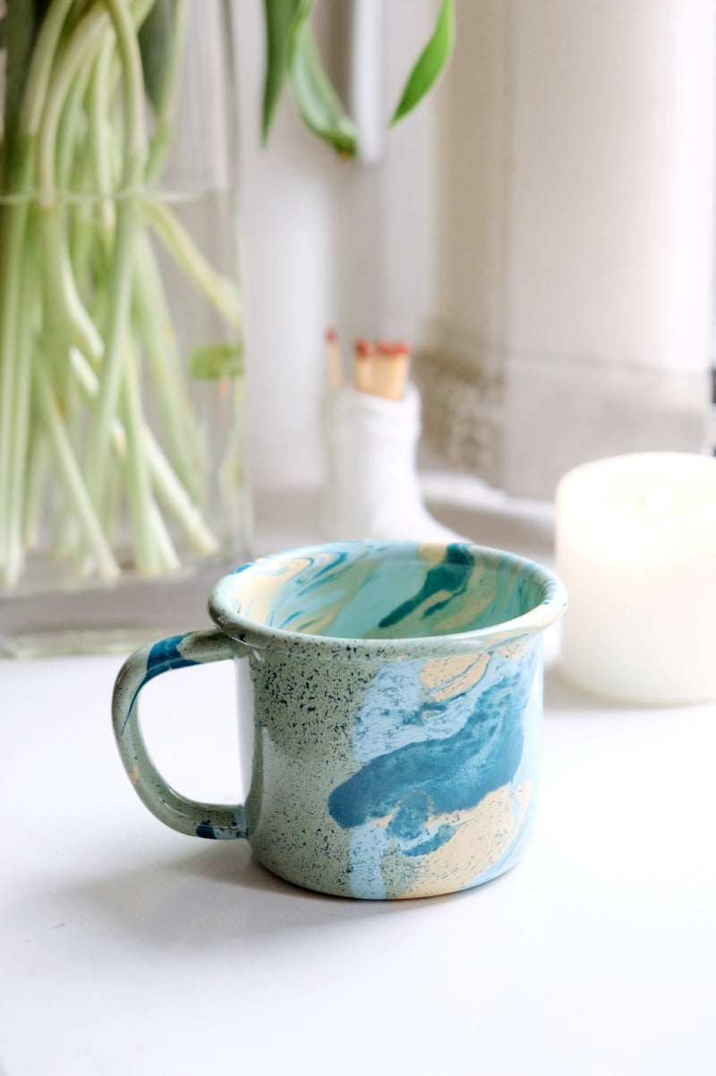 Robbi Mint Green Marble Coffee Mug