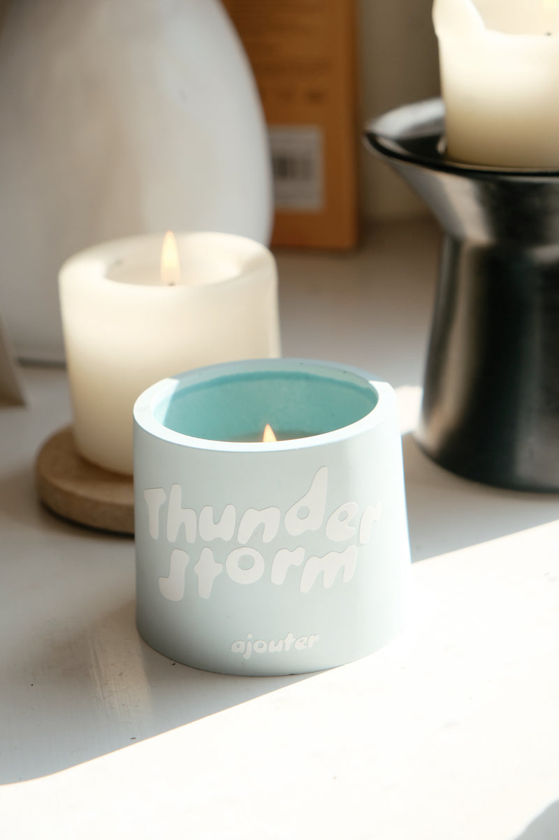 Thunder Storm Rain Soy Wax Candle