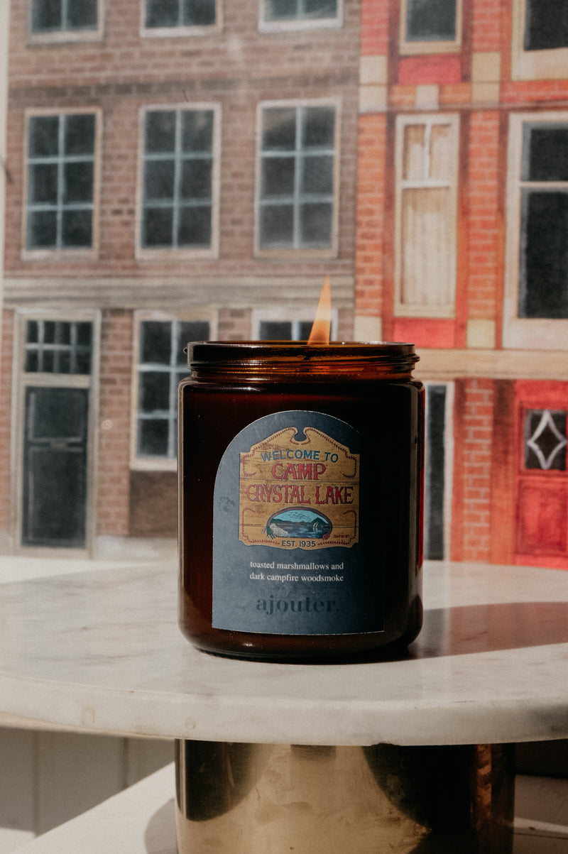 Camp Crystal Lake Summerween Movie Night Soy Wax Candle