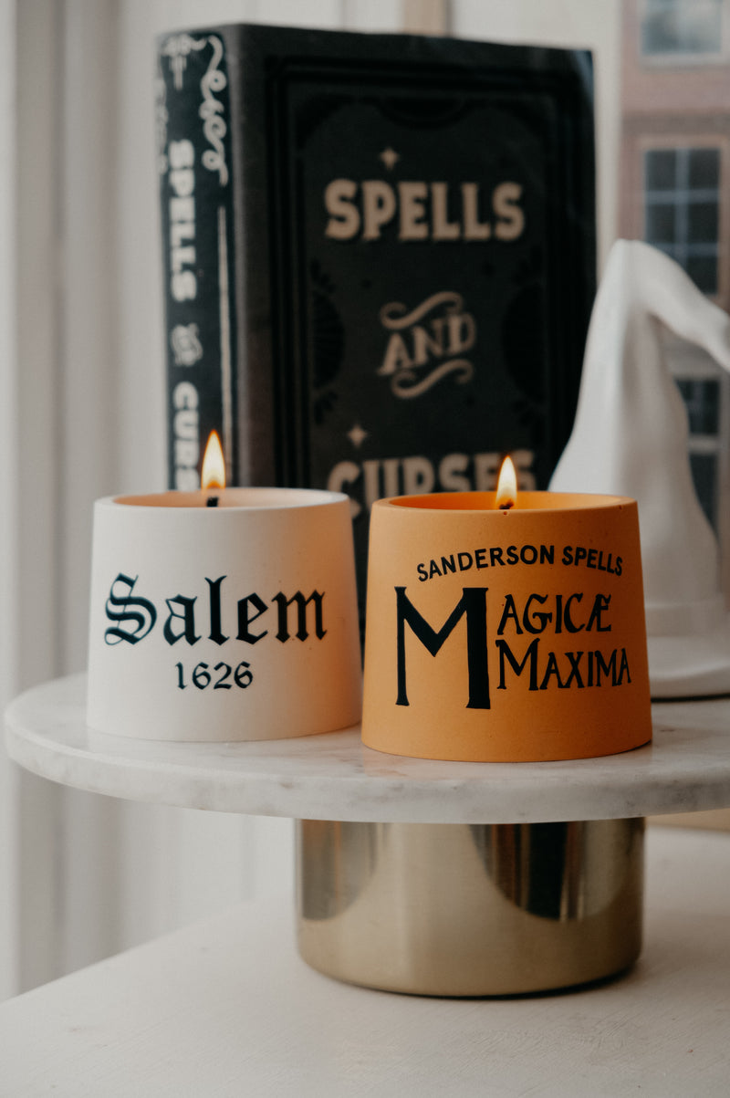 Salem Massachusetts Sanderson Witch Handmade Candle Jar - 2 options