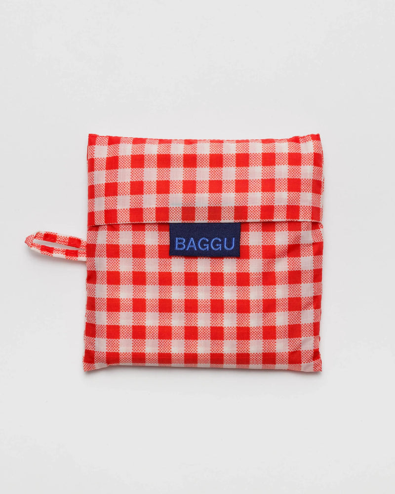 Red Gingham Reusable Shopper Bag
