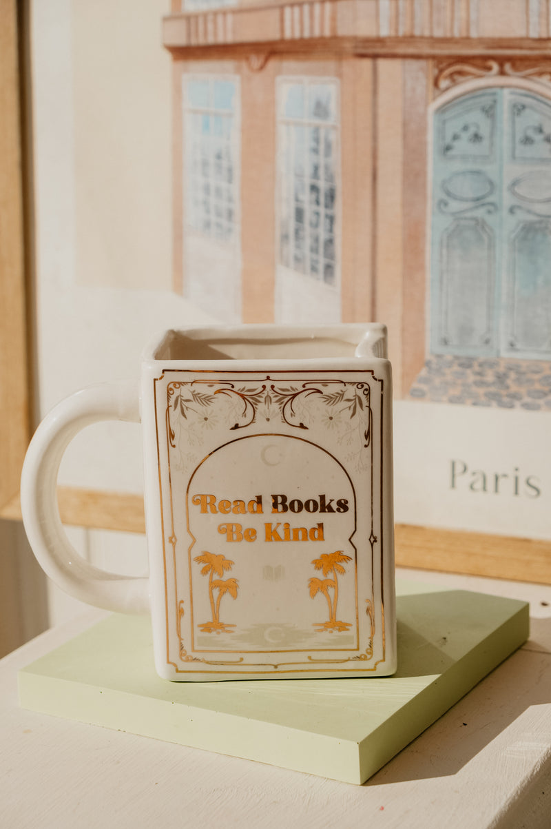 Kelly Good Vibes White and Gold Storage Book Decor