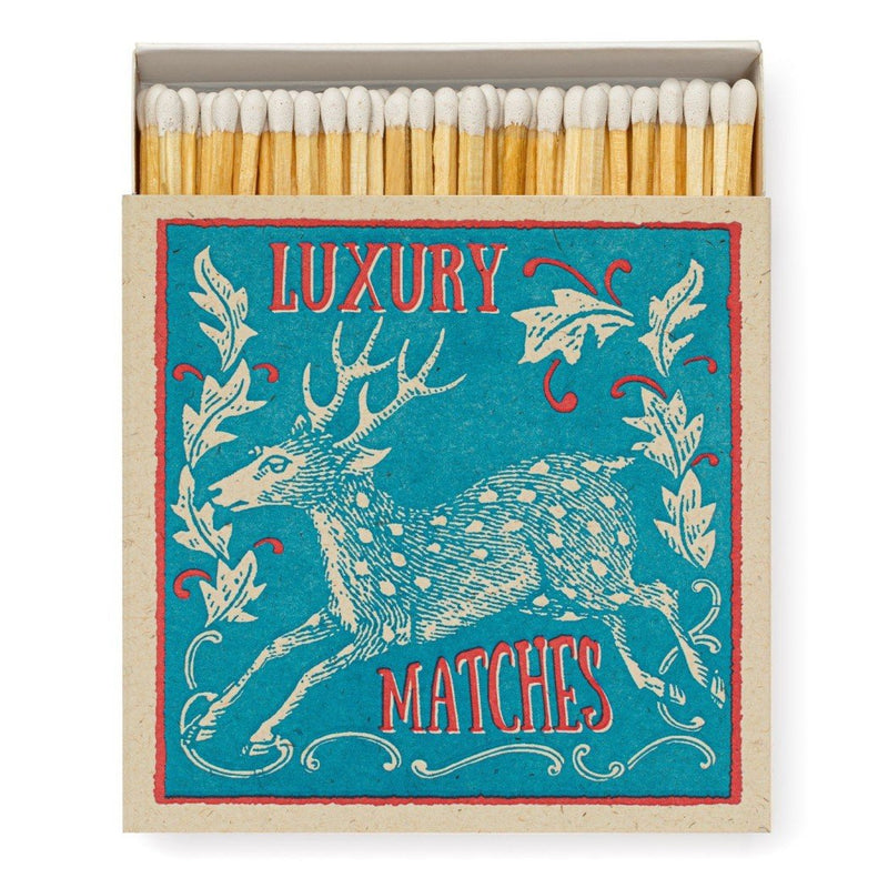 Stag Winter Christmas Matchbox