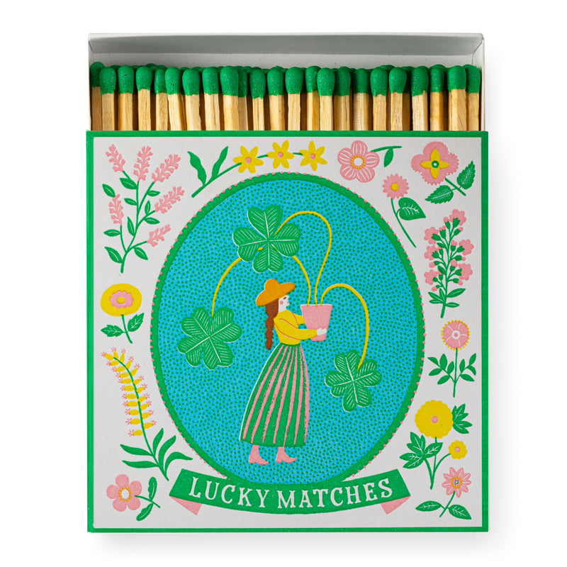 Lucky Matches Flowers Matchbox