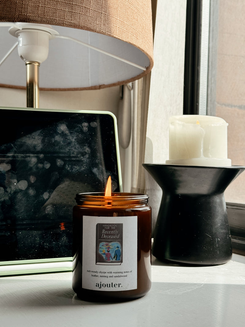 Beetlejuice Book for The Recently Deceased Soy Wax Candle