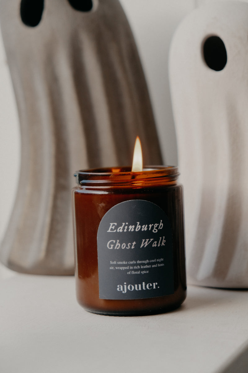 Edinburgh Ghost Walk Halloween Autumn Candle