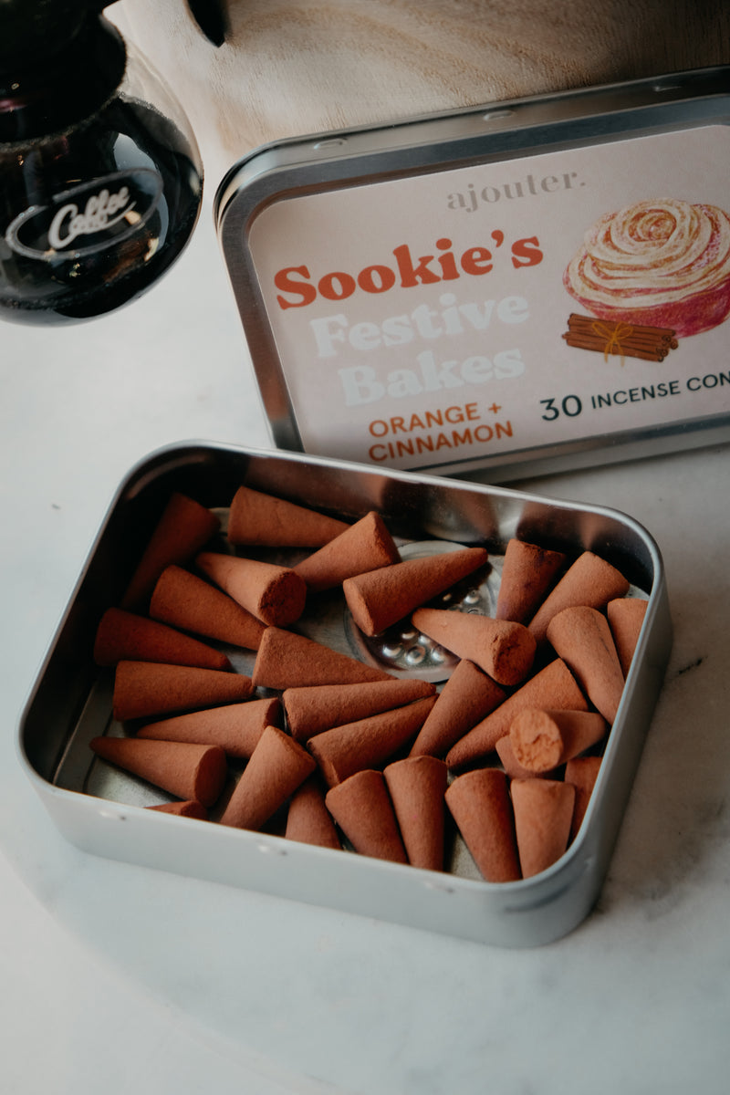 Sookies Festive Bakes Orange and Cinnamon Incense Cones