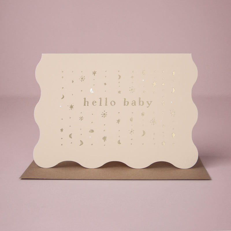 Stars New Baby Gender Neutral Card