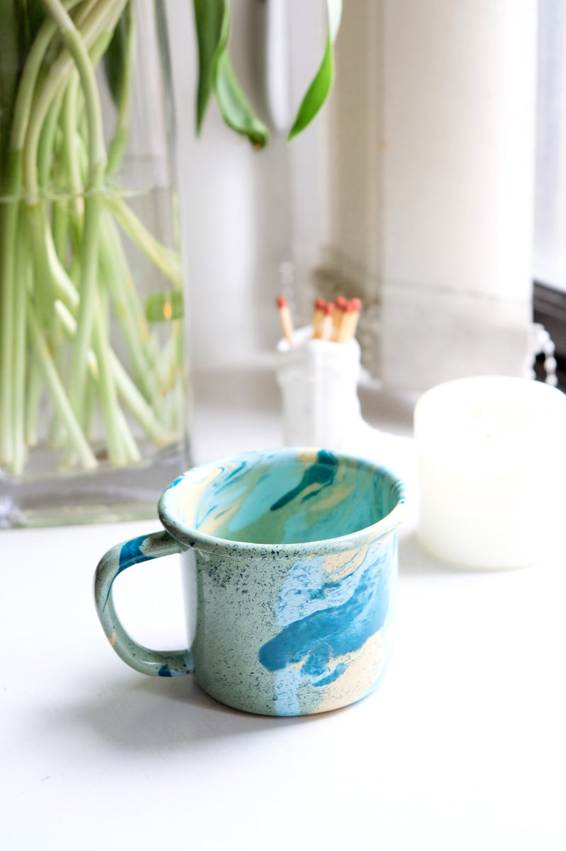 Robbi Mint Green Marble Coffee Mug