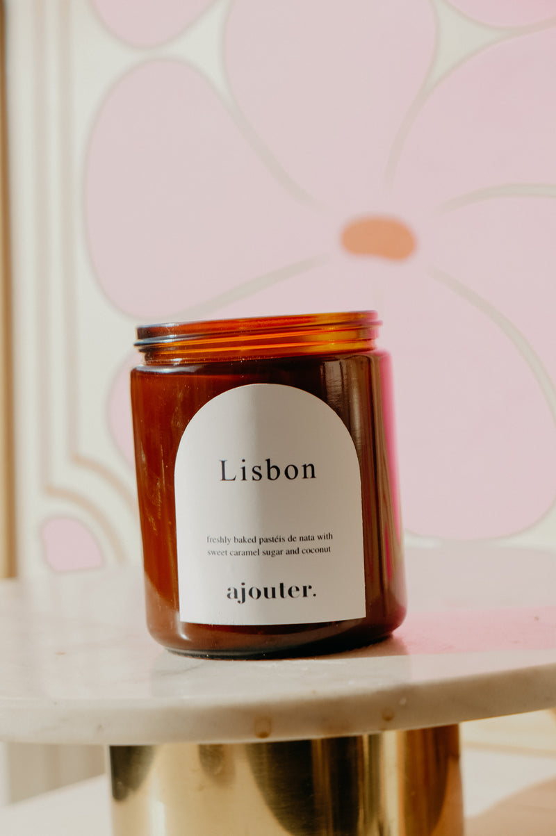 Lisbon Nata and Coconut Soy Wax Candle