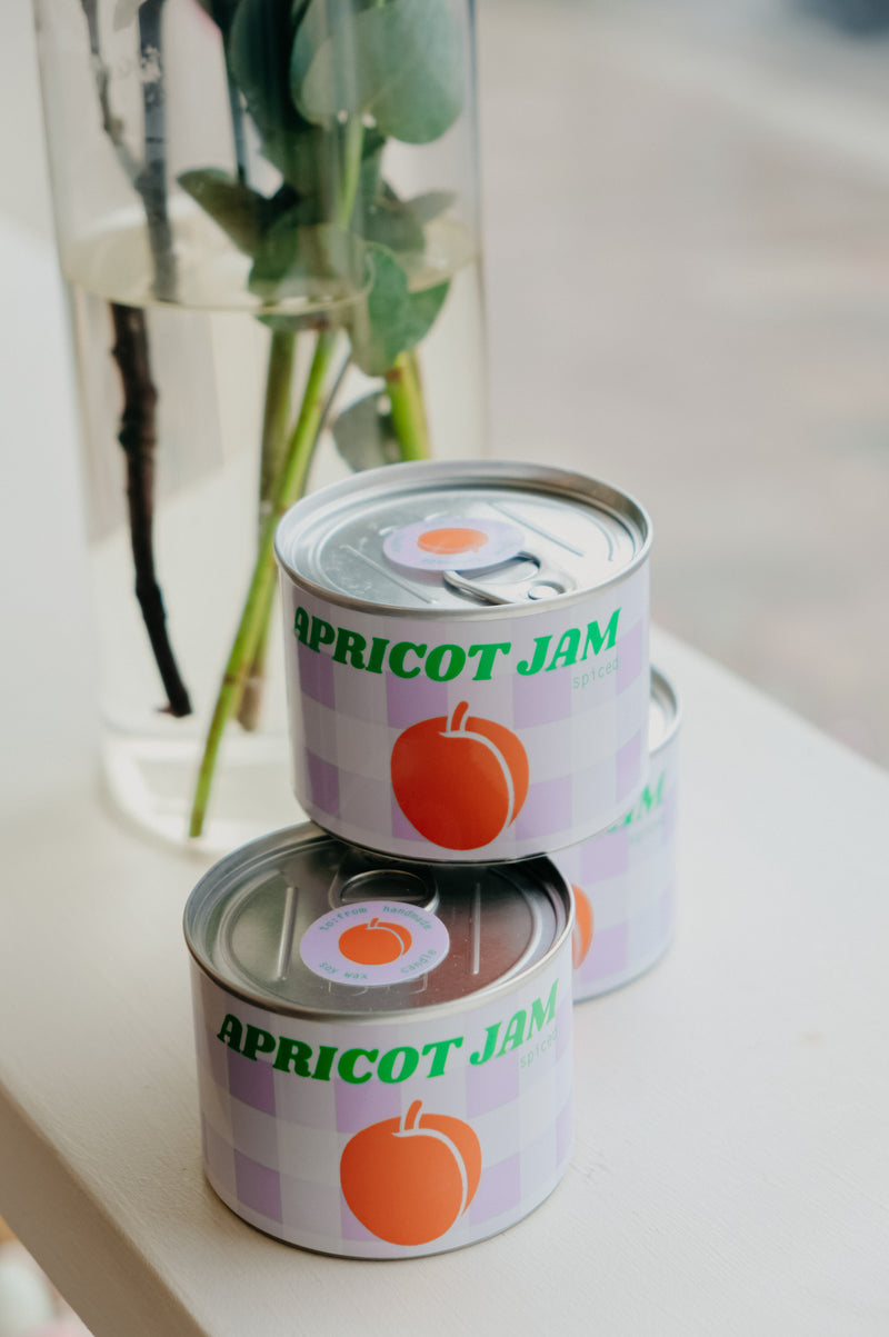 Apricot Jam Scented Soy Wax Candle