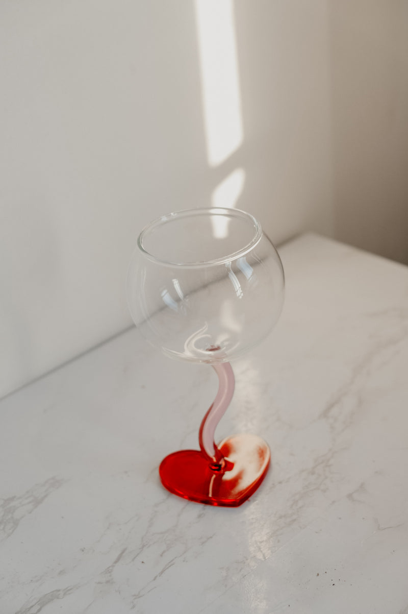 Lana Heart Shaped Cocktail Glass