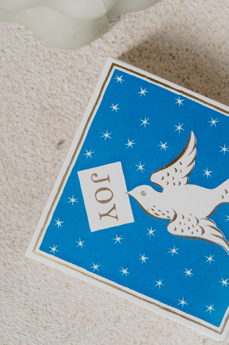 Christmas Dove Joy Festive Matches Matchbox