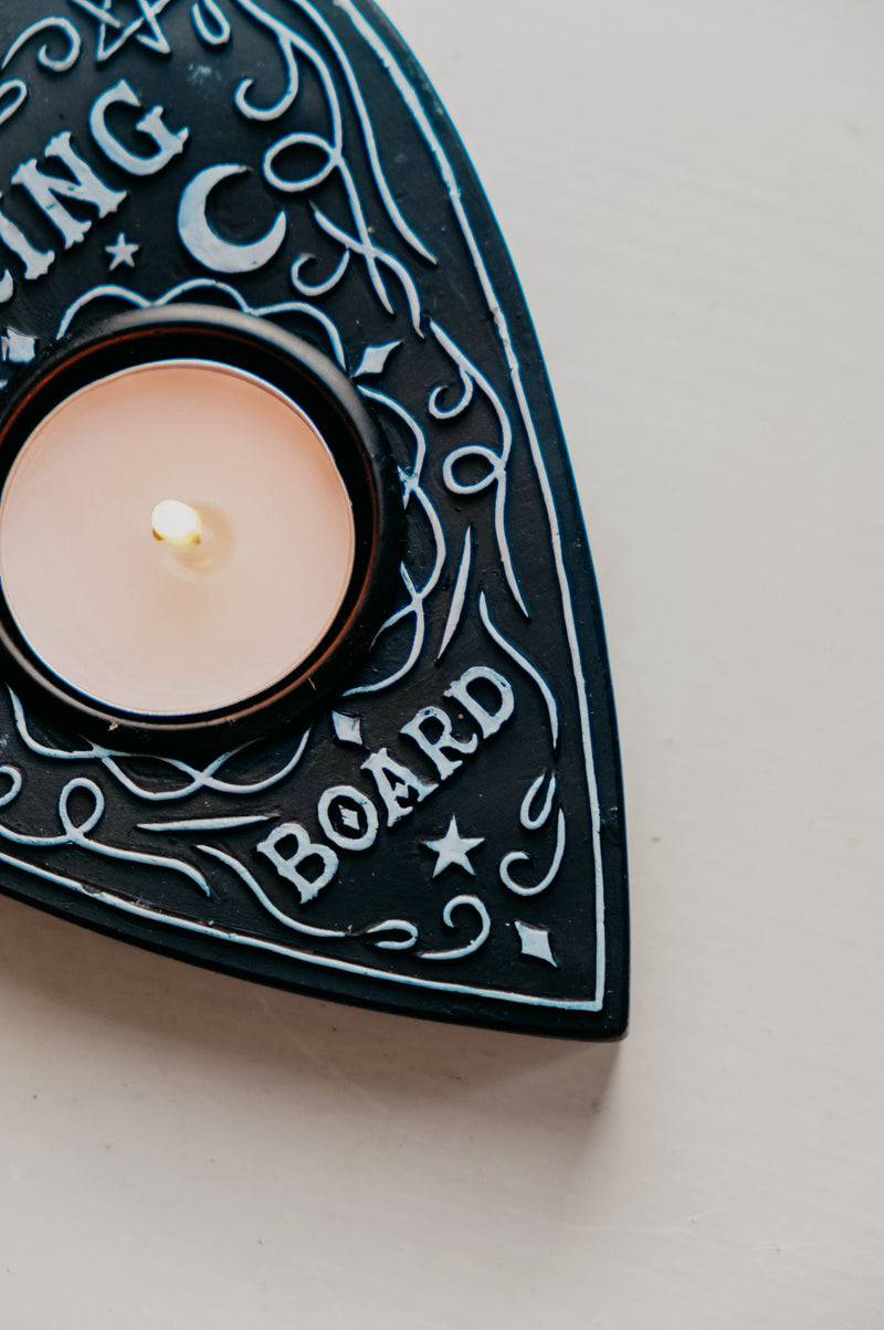 Ouij Talking Board Planchette Candle Holder / Incense Holder