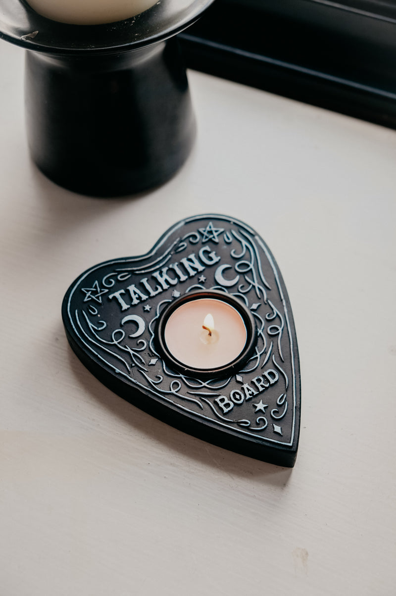 Ouij Talking Board Planchette Candle Holder / Incense Holder