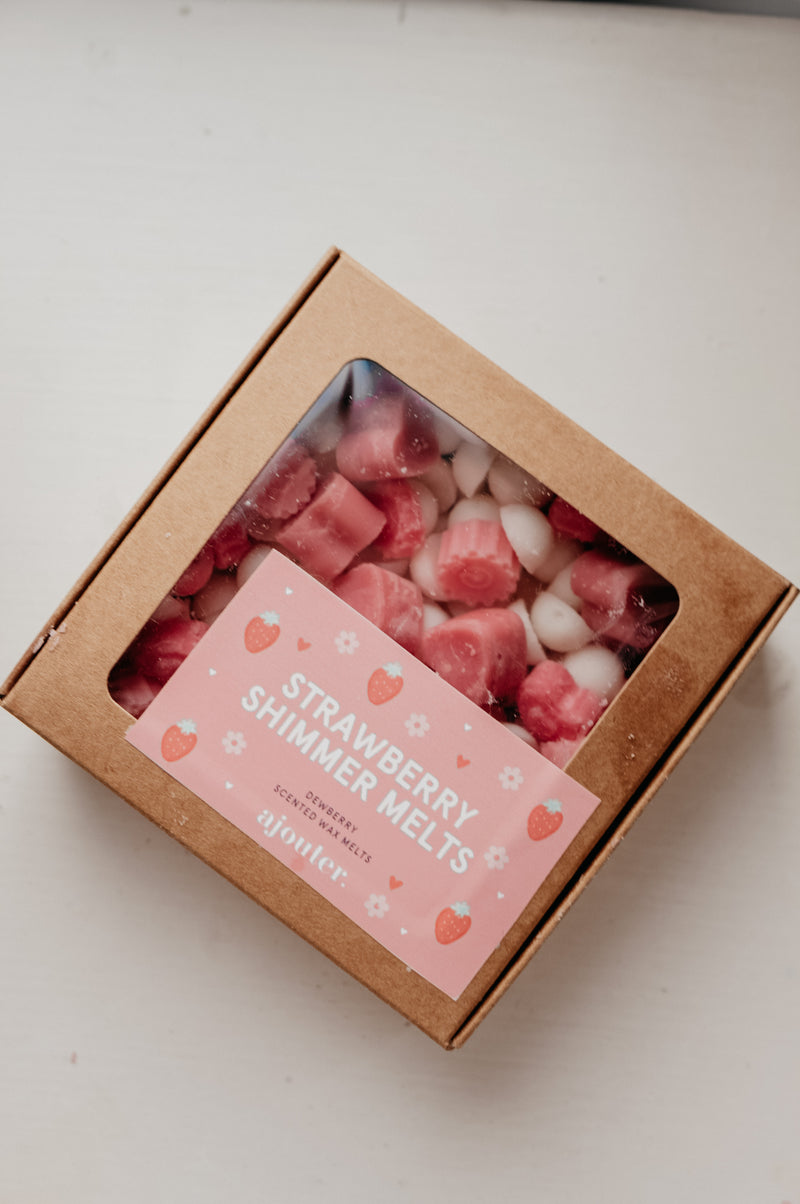 Strawberry Scented Shimmer Wax Melts