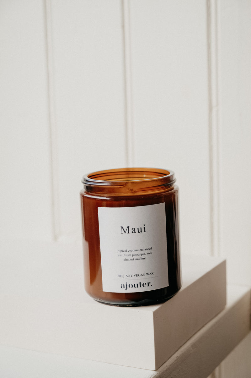 Maui Coconut and Pineapple Soy Wax Candle