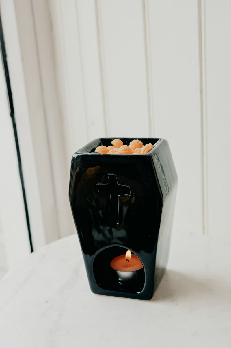 Liza Coffin Halloween Gothic Wax Melt Burner