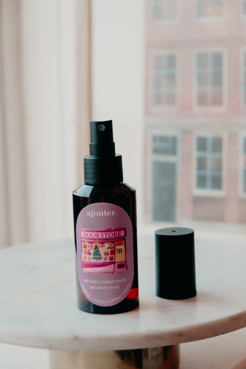 Bookstore Room Fabric and Room Spray