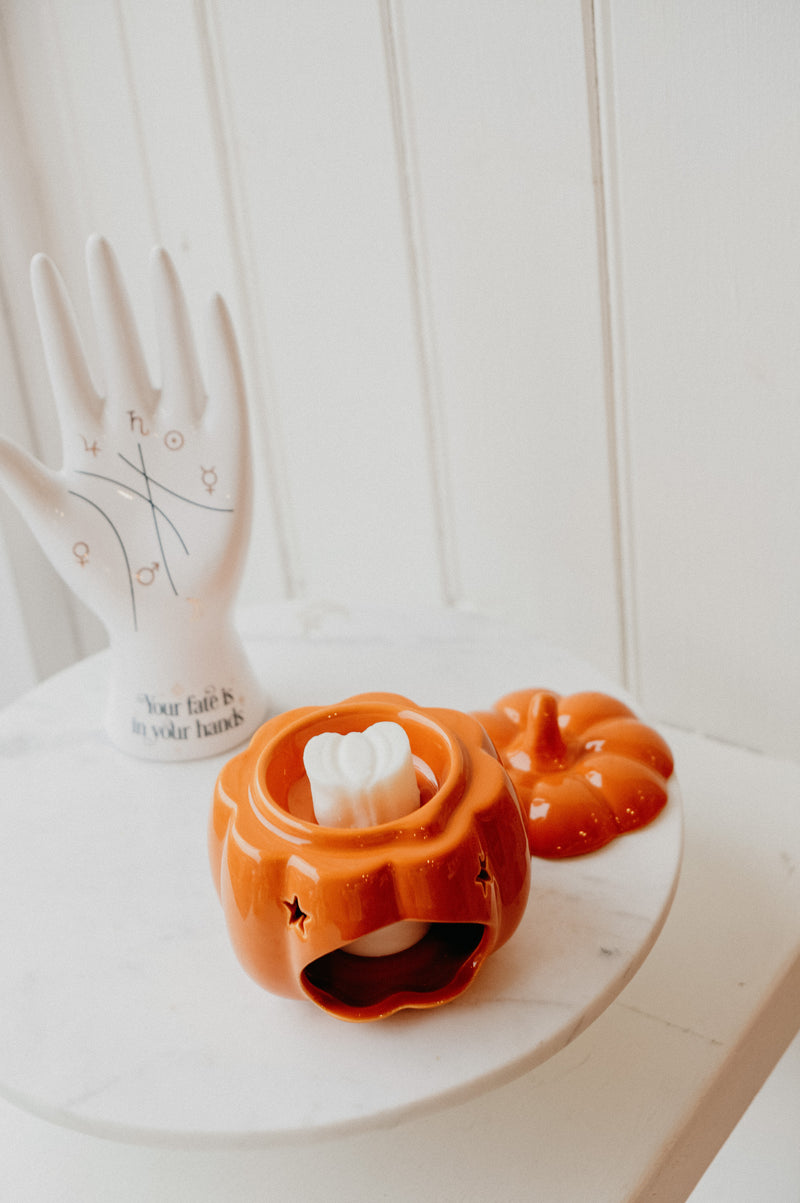 Orange Star Pumpkin Autumn Halloween Burner