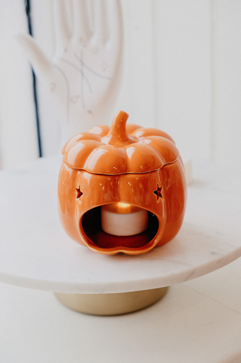 Orange Star Pumpkin Autumn Halloween Burner