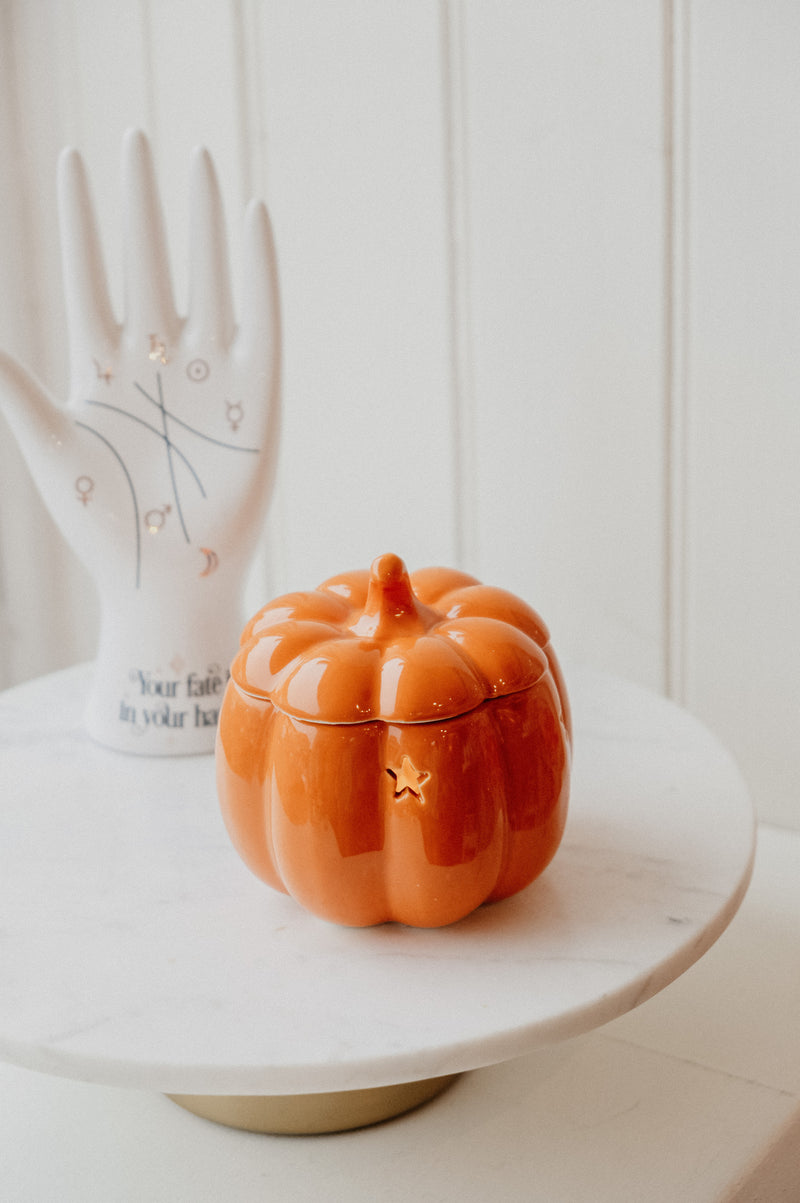 Orange Star Pumpkin Autumn Halloween Burner