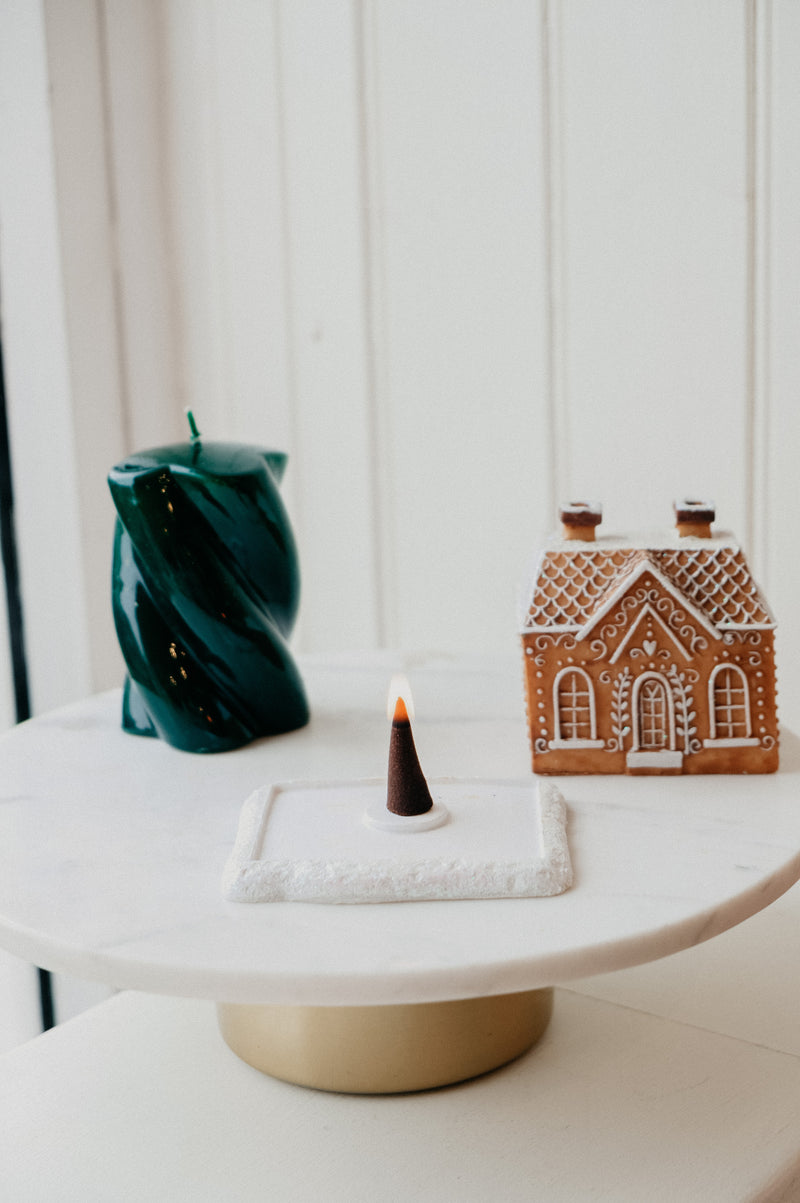 Gingerbread House Incense Cone Burner - comes with 2 x incense cones