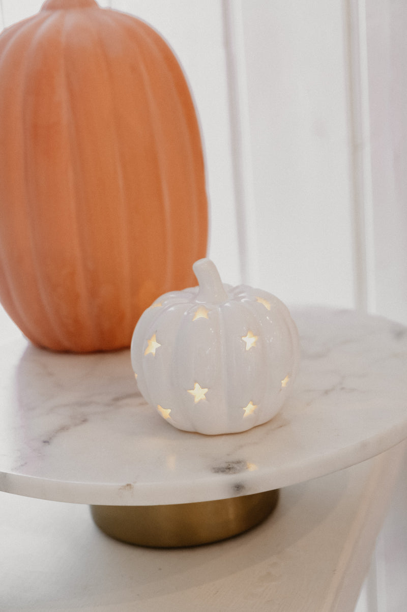 LED Light-up Star Pumpkin
