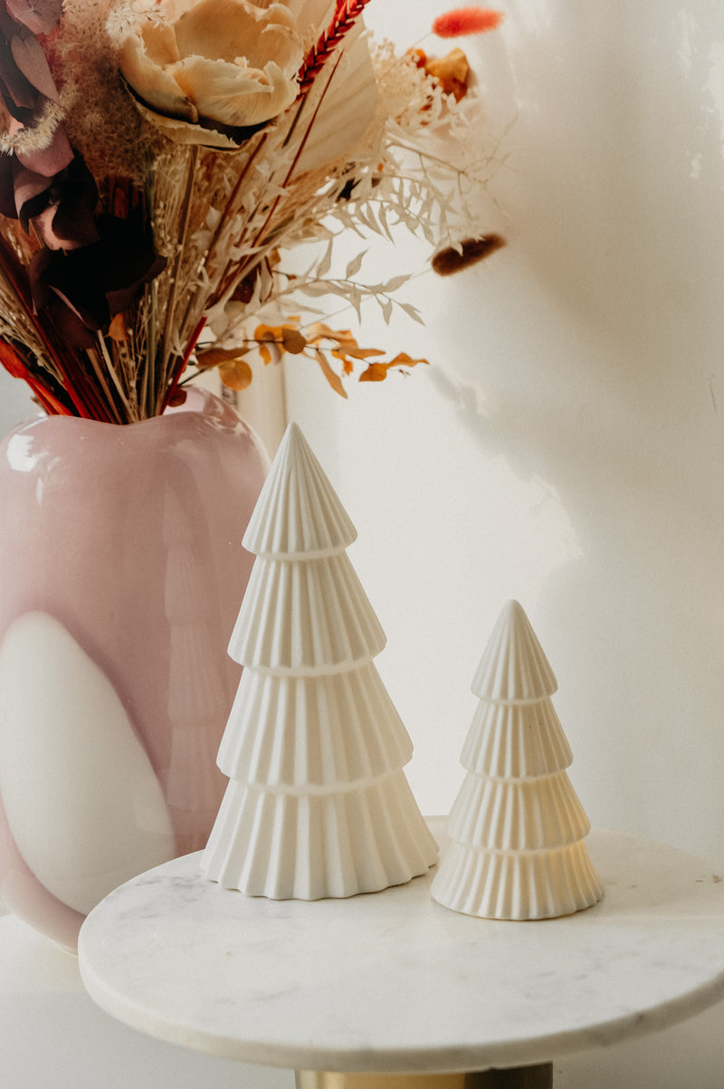 White LED Ceramic Tree - 2 sizes