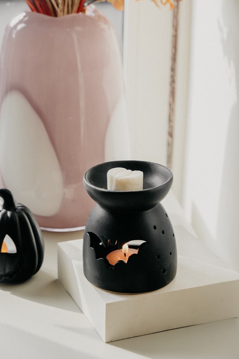 Bat Black Halloween Wax Melt Burner