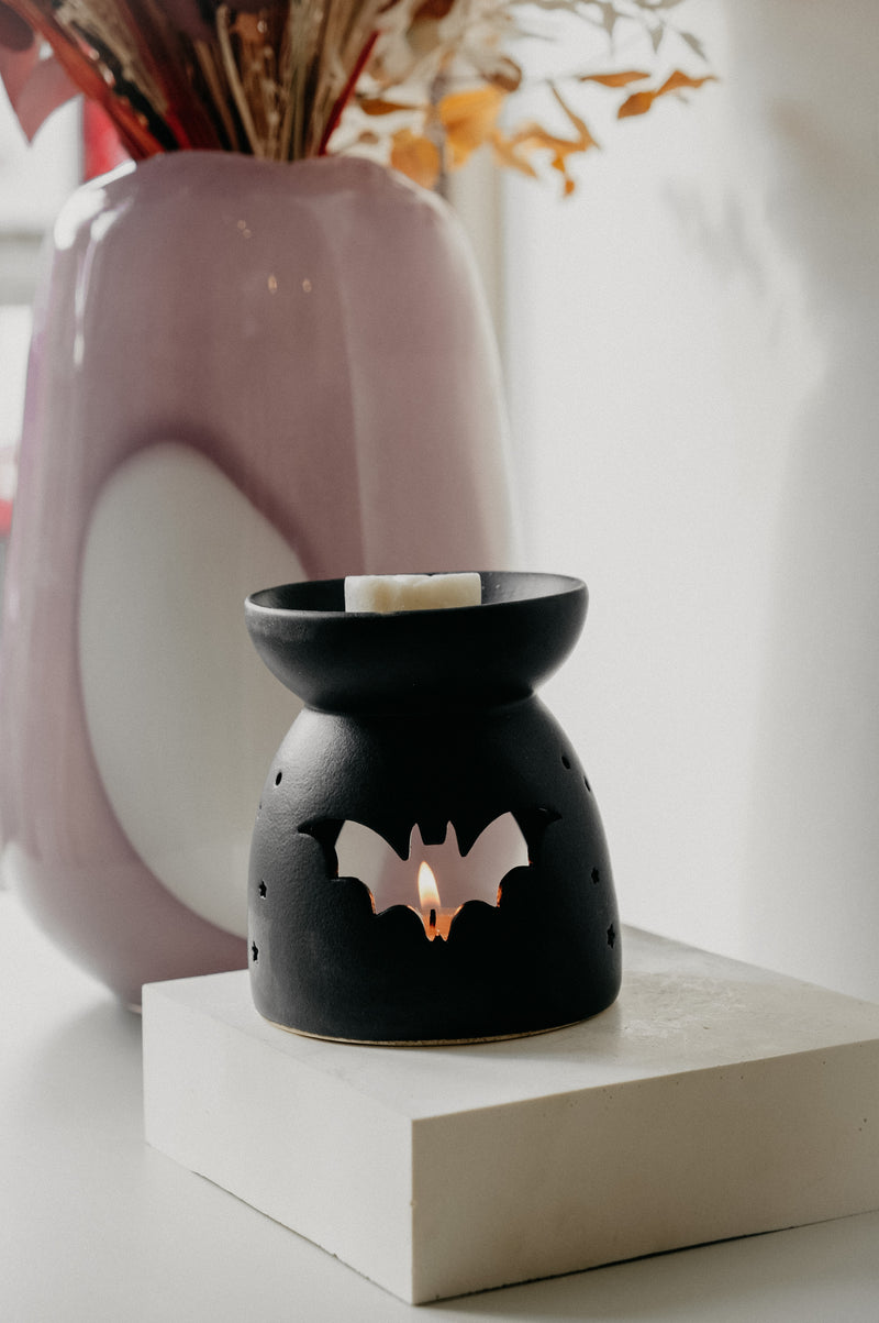 Bat Black Halloween Wax Melt Burner