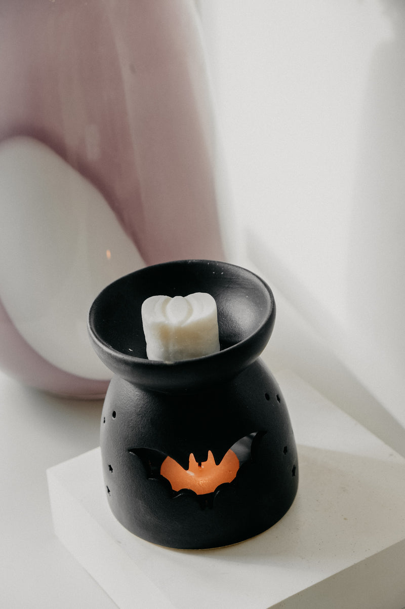 Bat Black Halloween Wax Melt Burner