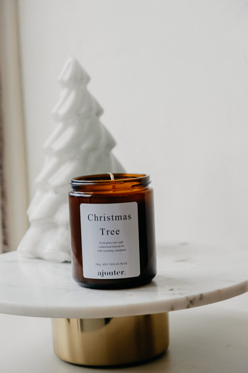 Christmas Tree Scented Soy Wax Handmade