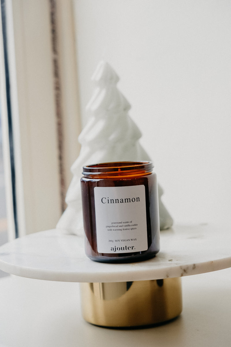 Cinnamon Scented Soy Wax Candle