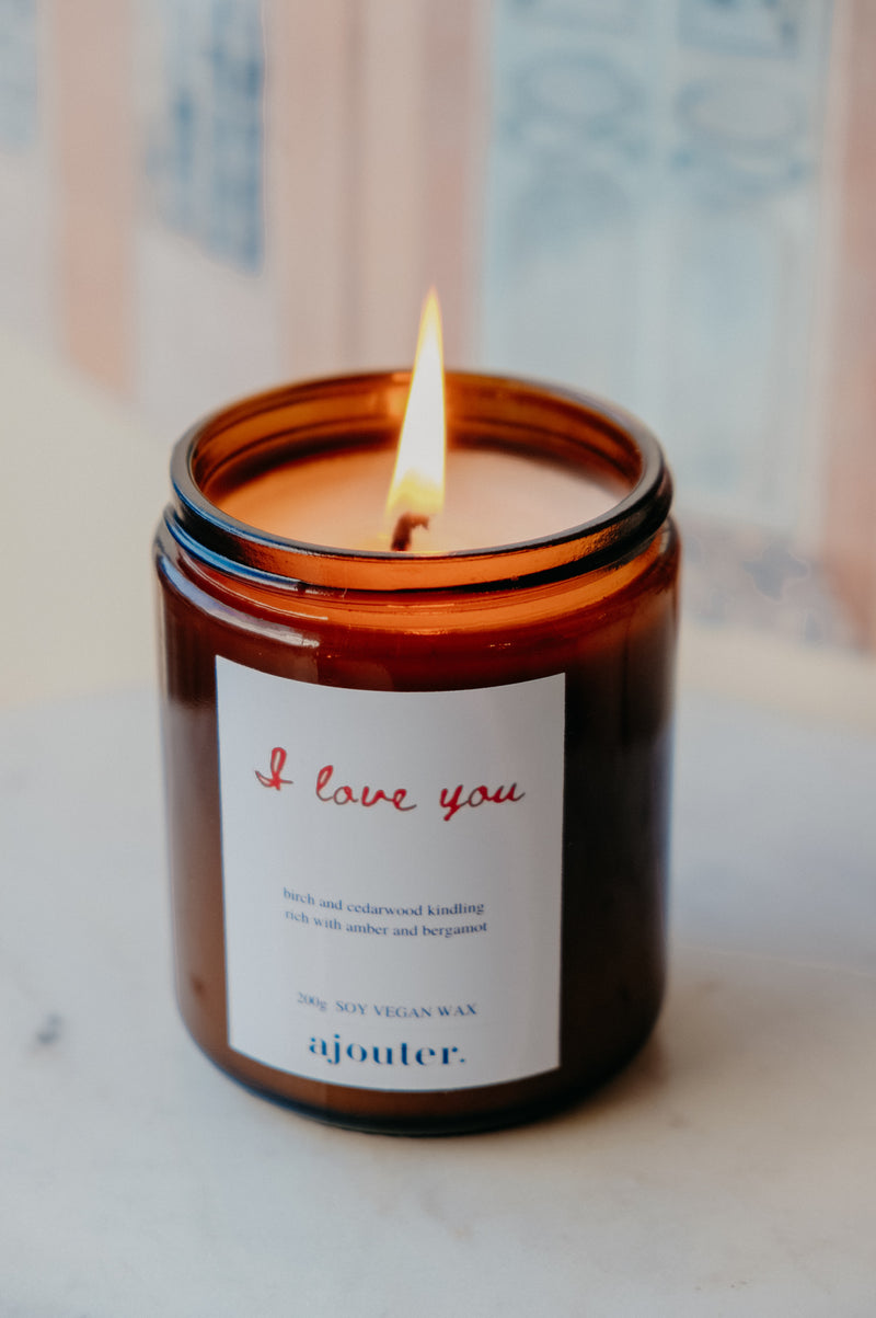 I Love You Soy Wax Candle