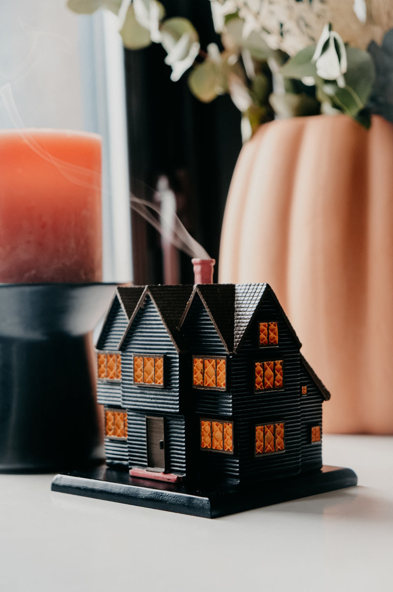 Salem Massachusetts Witch House™ Handmade Halloween Autumn Incense Burner