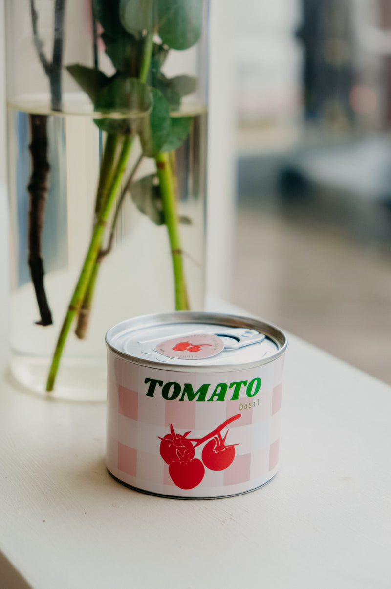 Tomato and Basil Soy Wax Tin Candle
