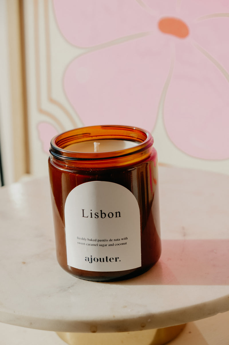 Lisbon Nata and Coconut Soy Wax Candle