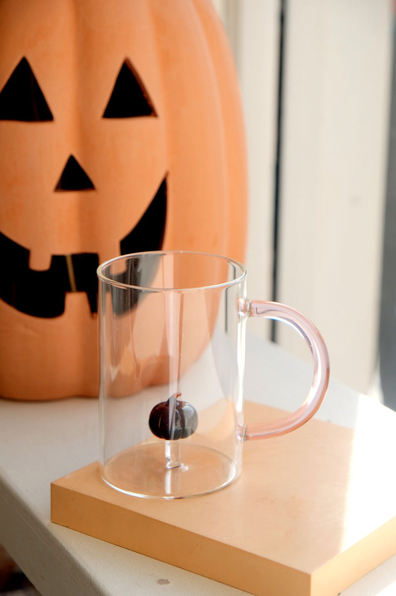 Pumpkin Glass Halloween Autumn Mug