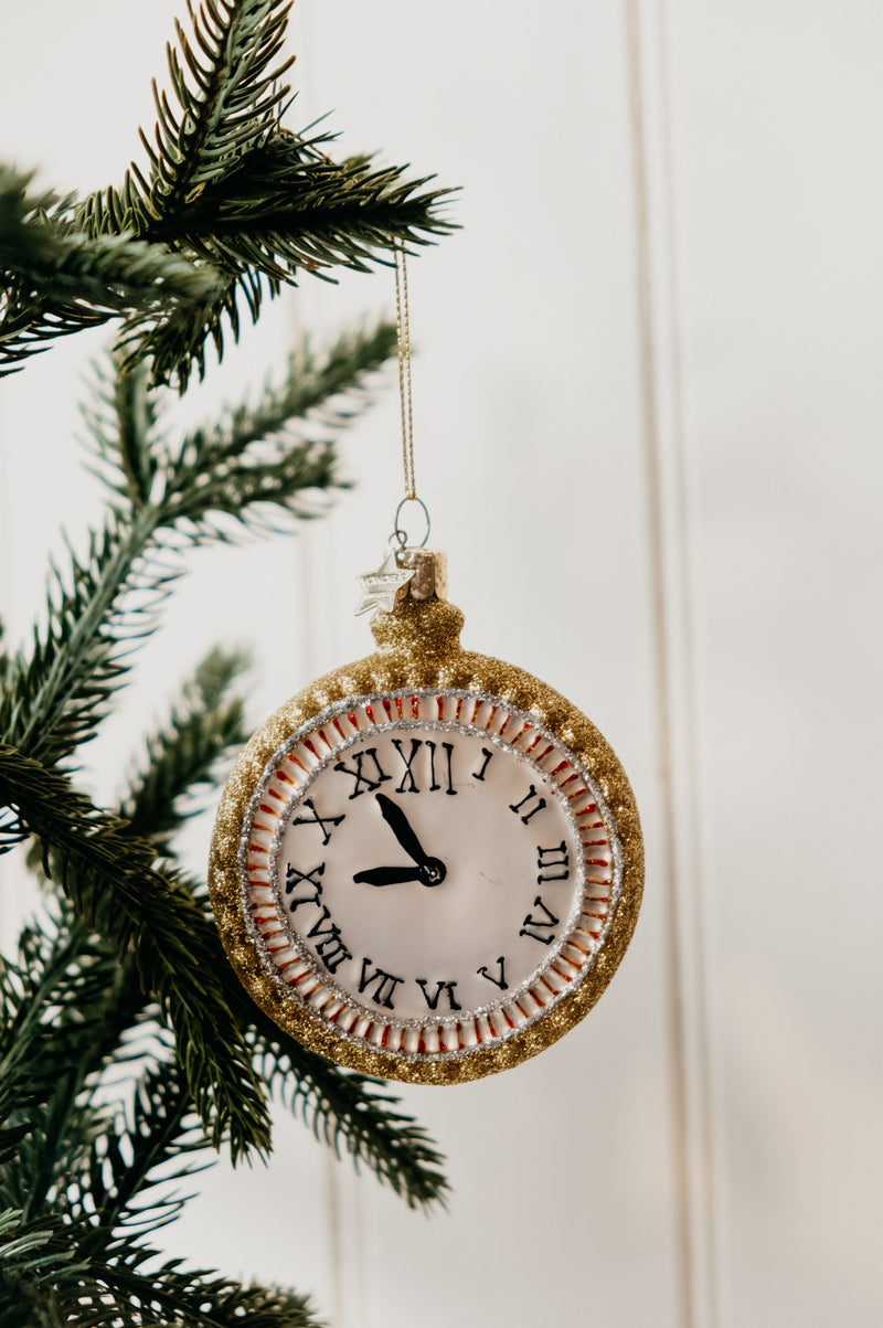 Eras Countdown Clock Glitter Glass Christmas Tree Bauble