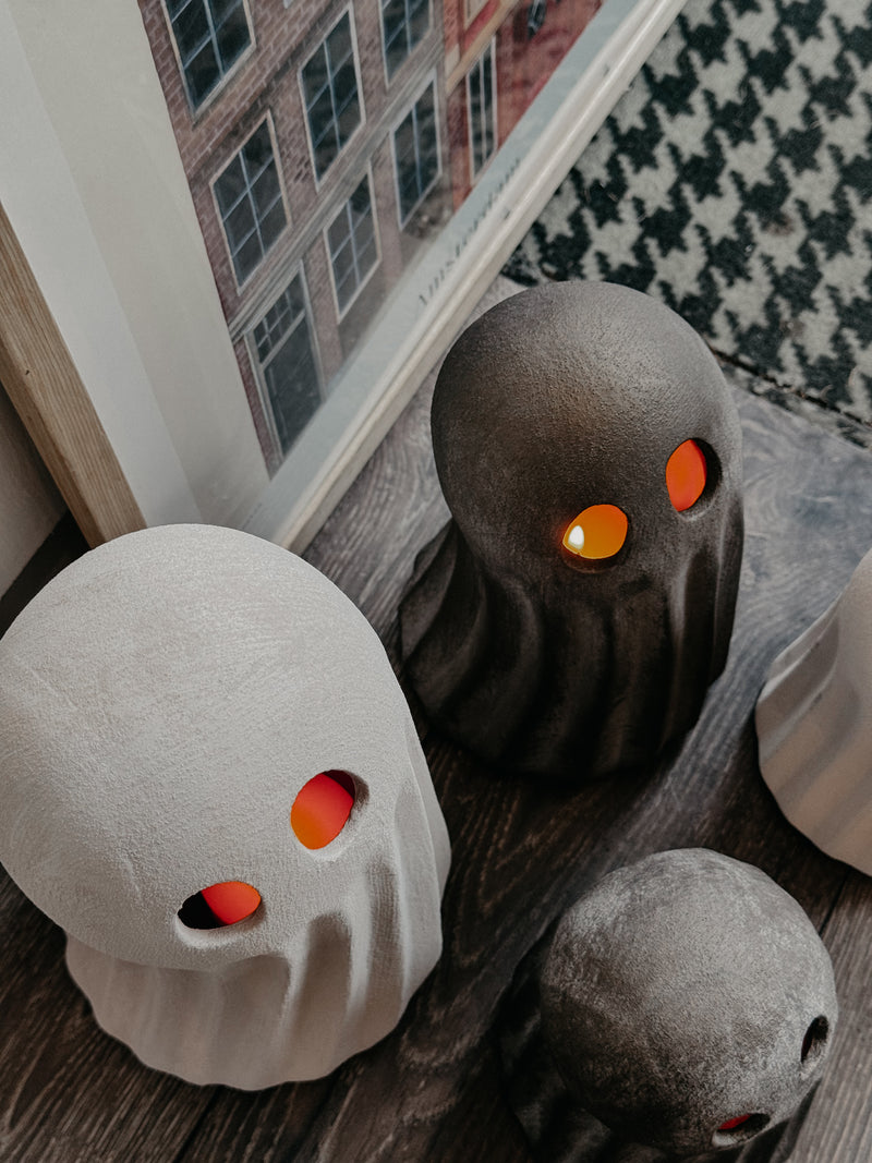 Ghost Terracotta Tealight holder - 2 colours / 3 sizes
